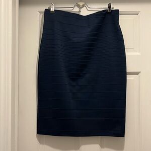 Pre-🩷 Navy Blue Skirt by Olivia Blu.  1X